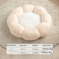 Plush Round Nest Flower Shape Doghouse