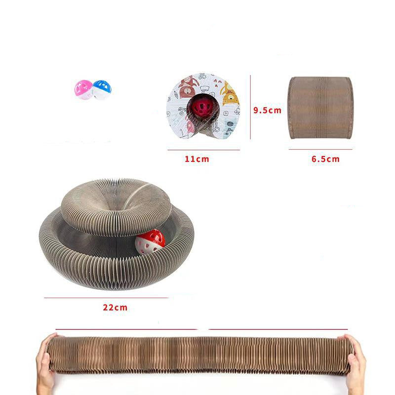 Organ Cat Scratch Board Corrugated Paper Wear-resistant No Chip Shedding