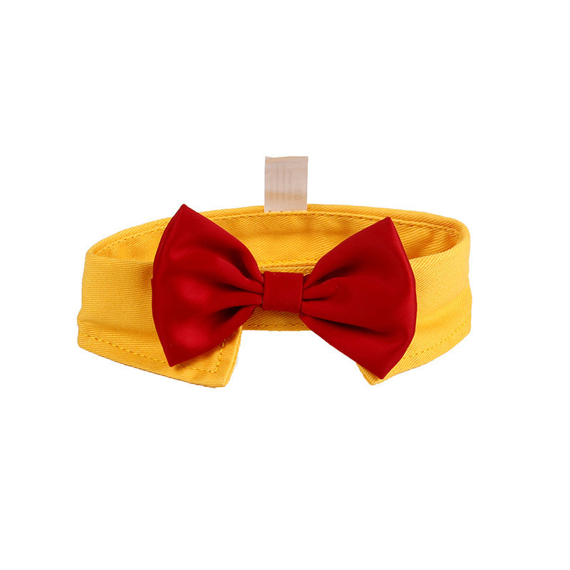 Dog Bow Tie British Handsome Black