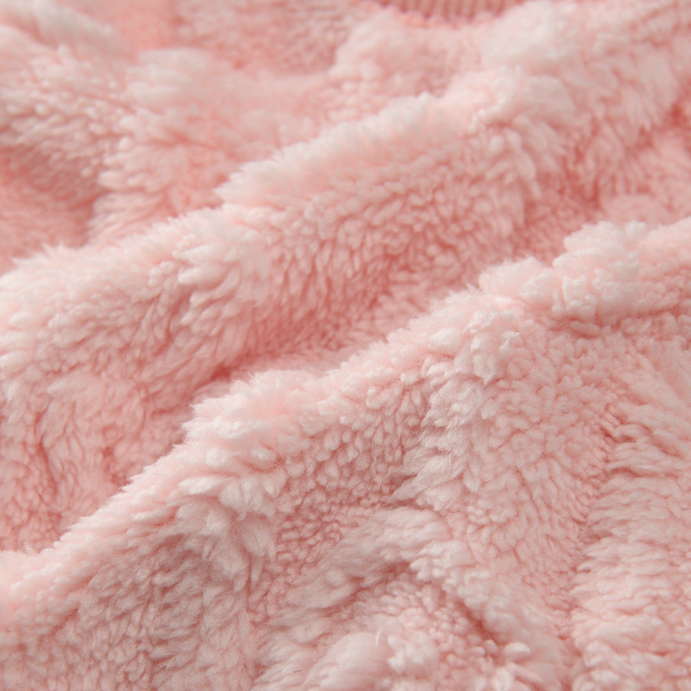 Pet Dog Clothes Teddy Cat Heart Twist Double-sided Velvet Vest Fleece Lined Padded Warm Keeping Wholesale