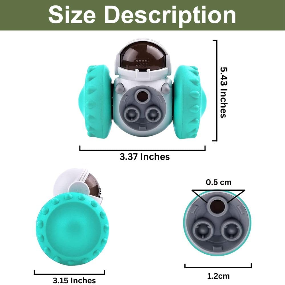 Dog Treat Toy For Small Dogs Food Dispenser Toy Interactive Dog Toy Cat Slow Feeder Toy Treat Dispenser For Dog IQ Training Durable And Suitable For