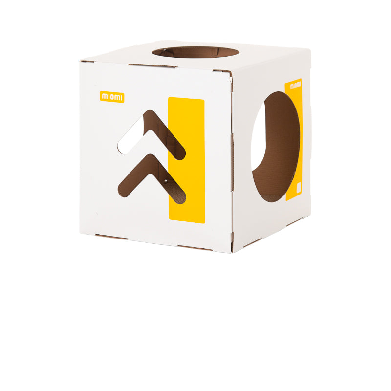 Castle Corrugated Paper Cat House Villa Carton Wear-Resistant Cat Litter