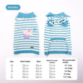 AutumnWinter Sweetheart-Neckline Warm Sweater Pet Outfit