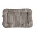 Bolster Dog Bed,Washable Thick Striped Plush Calming Dog Sofa Bed, Non-Slip Indoor Joint Relief Pet Bed For Small, Medium, And Large Breeds