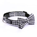 British Plaid Pet Bow Tie Collar Cat Dog Traction Bow Tie
