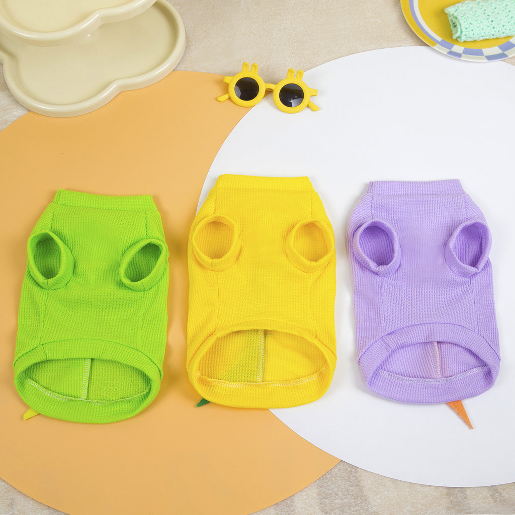Polyester Pet Cartoon Clothes Dog