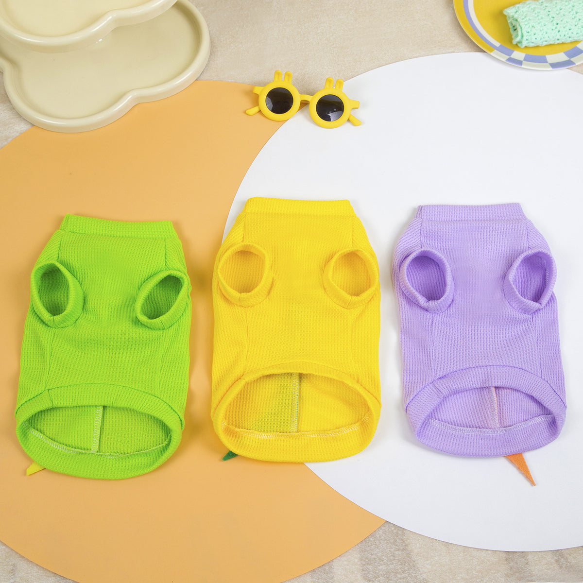 Polyester Pet Cartoon Clothes Dog