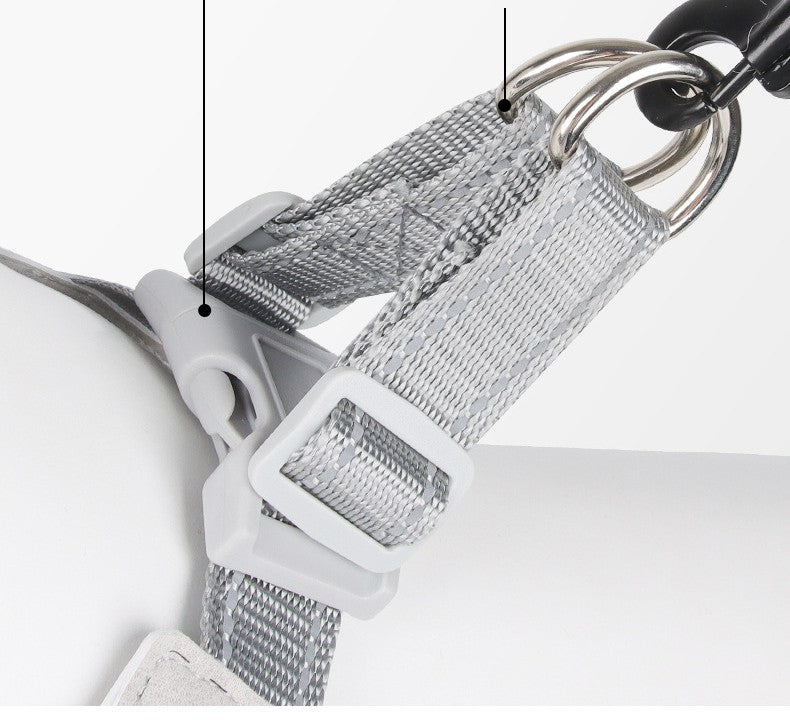 New Dog Breast Strap Breathable Mesh Pet Hand Holding Rope