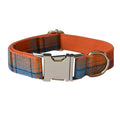 Orange Bottom Velvet Dog Collar Rope Pet Supplies
