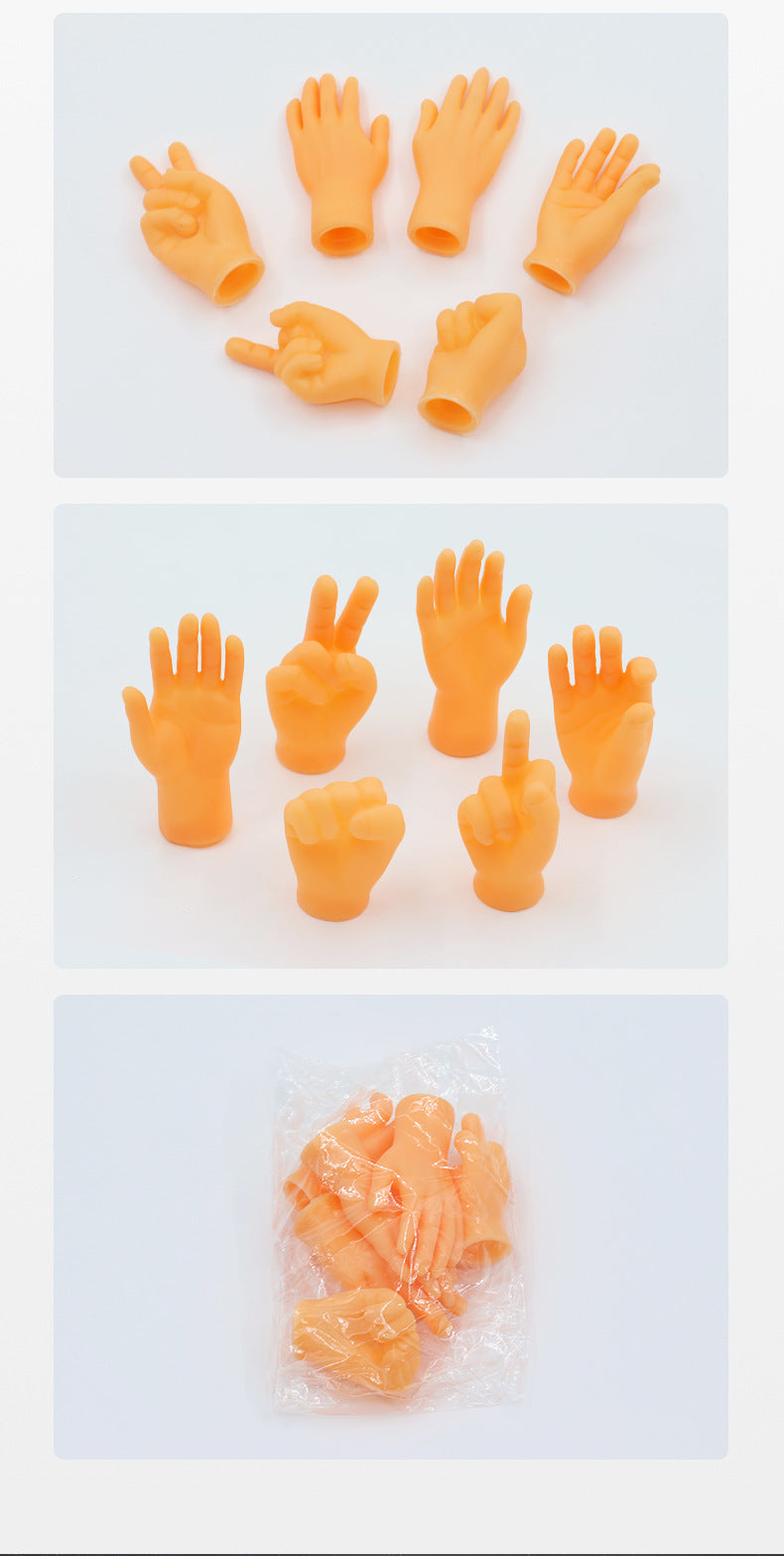 Pet Cat Touching Finger Massage Toy Funny Little Trick Small Hand Model Funny Artifact Cat Finger Stall