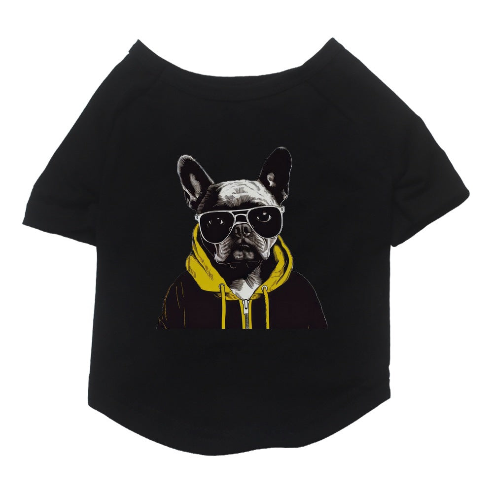 Pet Summer Breathable Thin Basic Style Cotton Short Sleeve Printed T-shirt