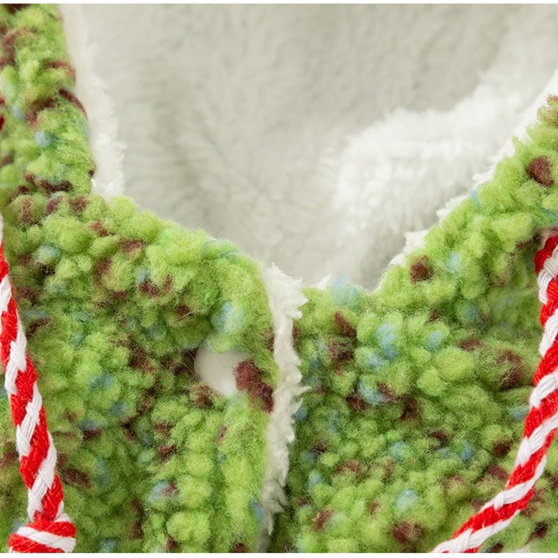 Christmas Dog Clothes, Warm And Thick Autumn And Winter, With Colorful Dots That Can Lead Small And Medium-sized Dogs, Two-legged Clothes, Pet Cat