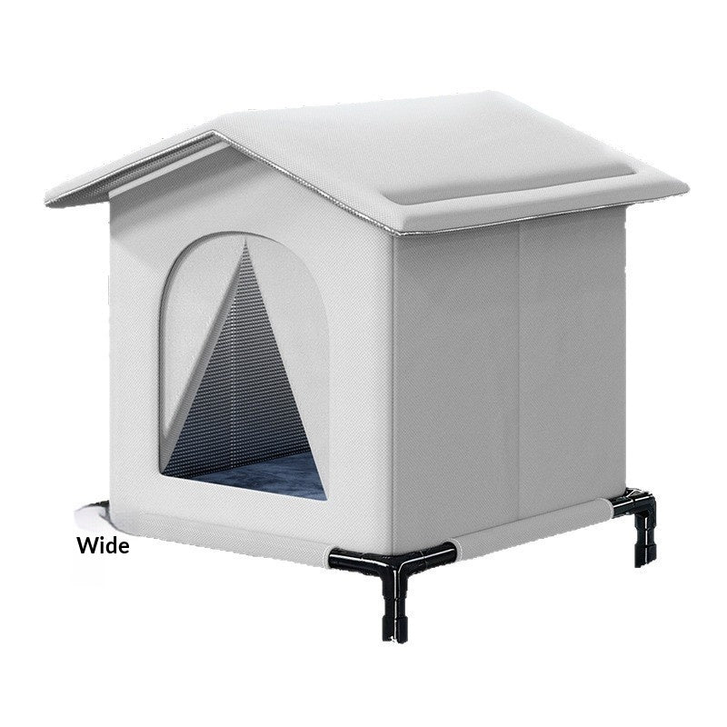 Outdoor Cold-Resistant Enclosed House-Style Dog Tent Kennel