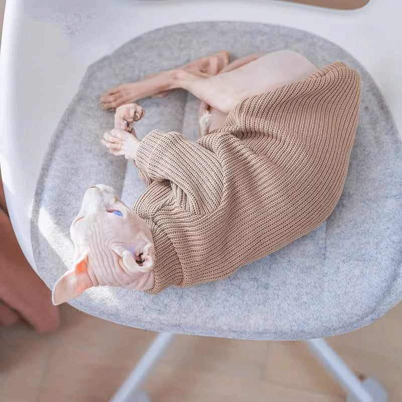 Sphynx Cat Warm Sweater Soft Clothing For Hairless Cats Devon Rex