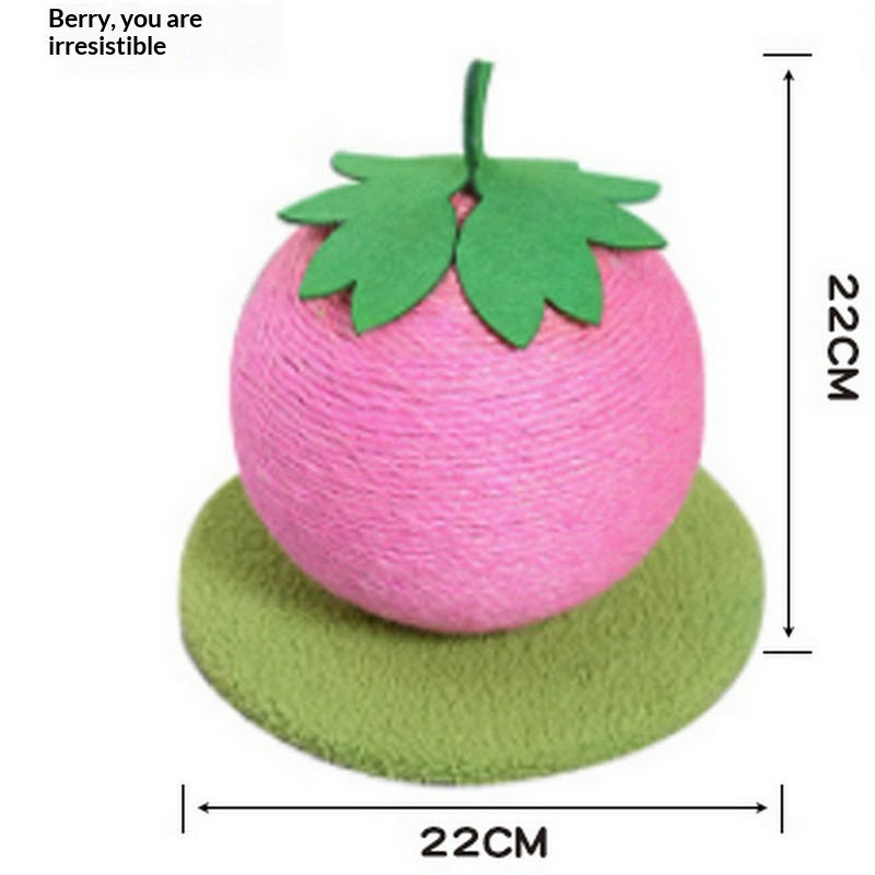 Fruit-shaped Cat Scratcher Small Cat Tree Claw-sharpening Pet Toy