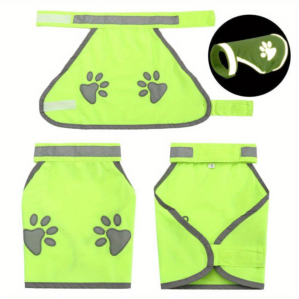 Pet Leash Reflective Breathable Adjustable Life Vest