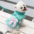 Dog Pet Breathable Mesh Skirt Chest Strap Clothes