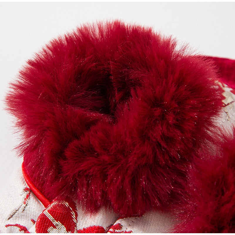Autumn And Winter Dog New Year Clothes, Chinese-style Small Dog New Year Clothes, Festive Cat Cotton-padded Jackets, Pet Tang Suits