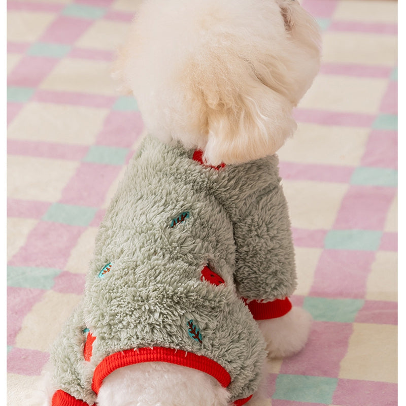 Wholesale Of Dog Clothes, Autumn And Winter Warm Four-legged Clothes, Small And Medium-sized Dog Teddy Bichon Frise Fleece Clothes, And Cat Pet