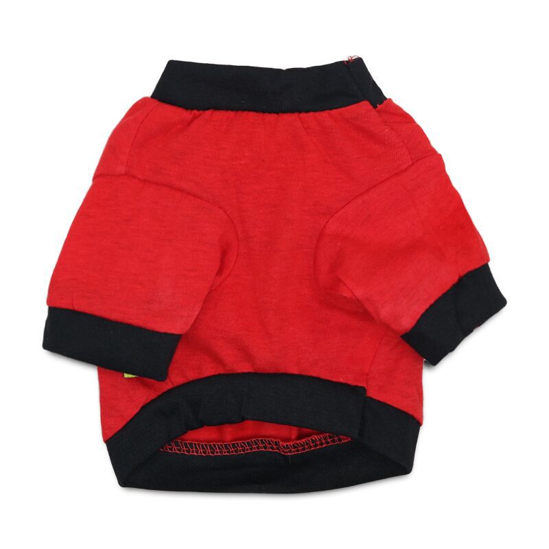 Pet Clothes Printed Umbrella Cotton Jersey Raglan Small Dog T-shirt