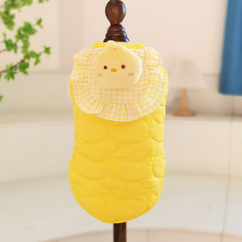 Cat Small Square Towel Little Duck Vest Clothes