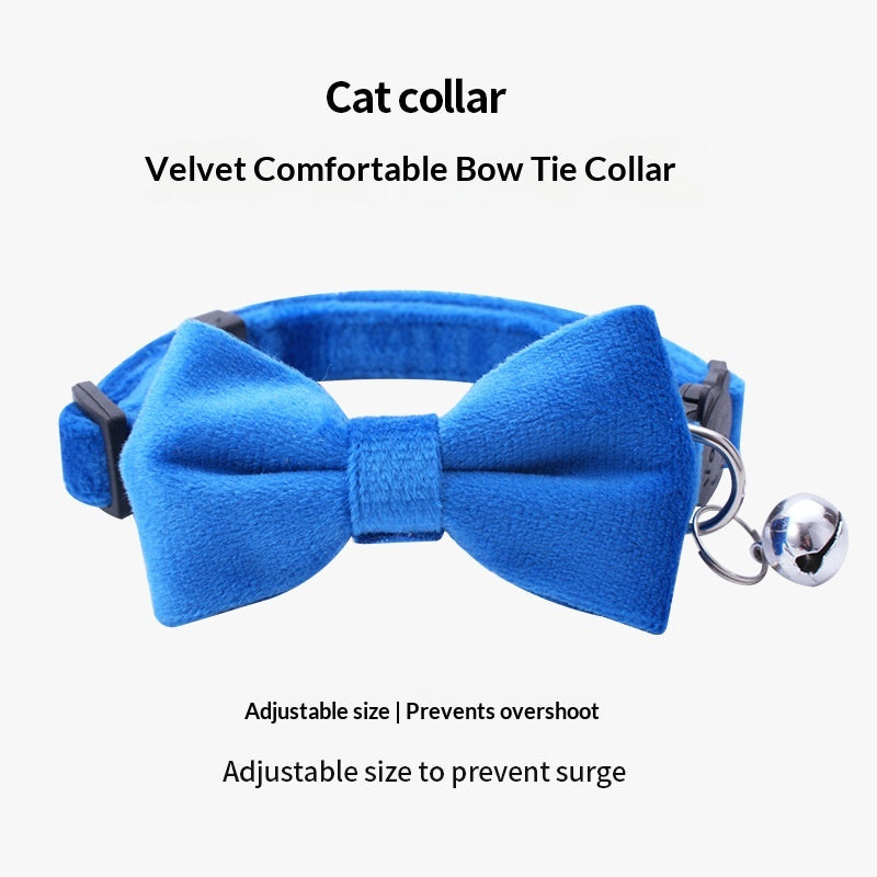 Pet Adjustable Bow Tie Collar With Bell