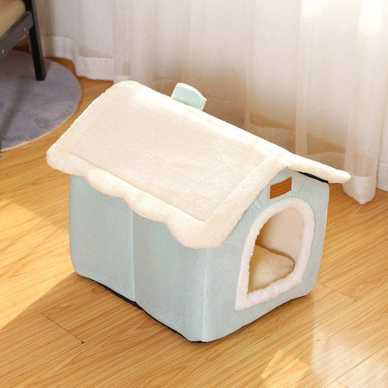 Creative Pet Nest Removable And Washable House-type Cat Nest