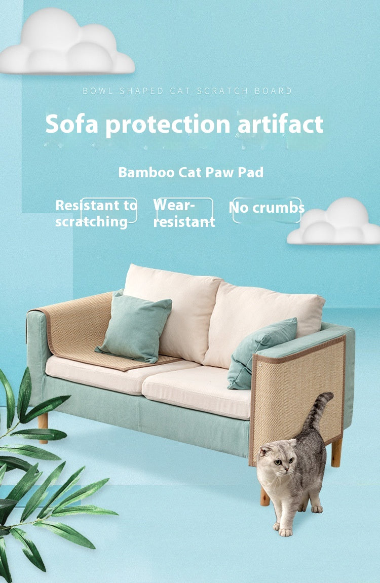 Cat Scratch Pad Wear-resistant And Disdain Door Wall Protective Sticker