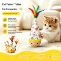 Tumbler Cat Toy Feather Teaser Wand