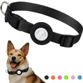 Dog Collar Waterproof Silicone Case Solid Color Nylon Ribbon Pet Supplies