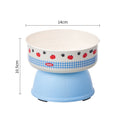 Stainless Steel Tall-Base Neck-Support Large-Capacity Pet Feeder