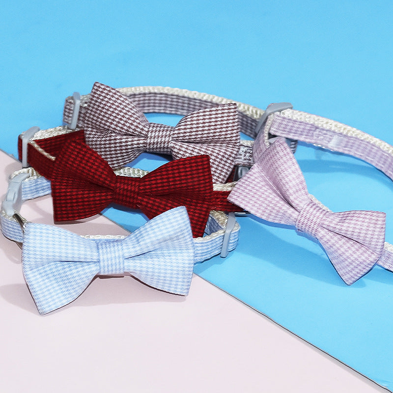 Pet Adjustable Bow Cat Collar