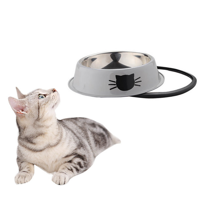 Stainless steel pet bowl