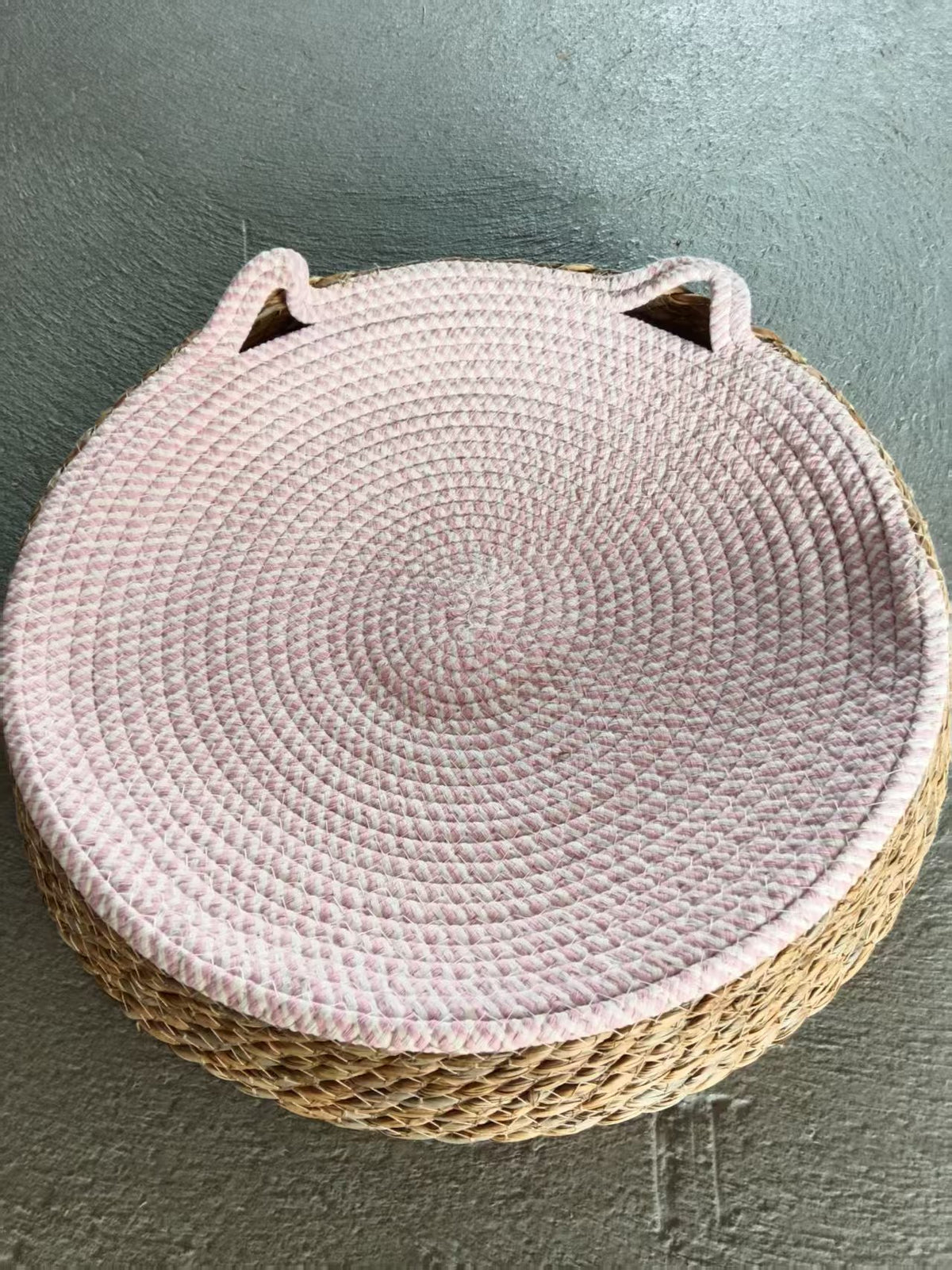 Rattan Cat Nest Cotton String Four Seasons Universal Pad
