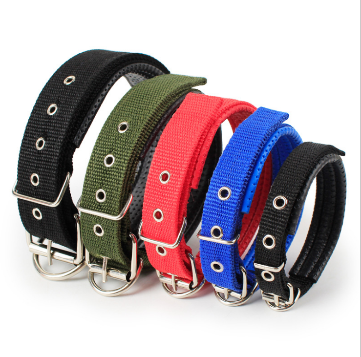 Pet collar soft leather lining polypropylene pet foam collar