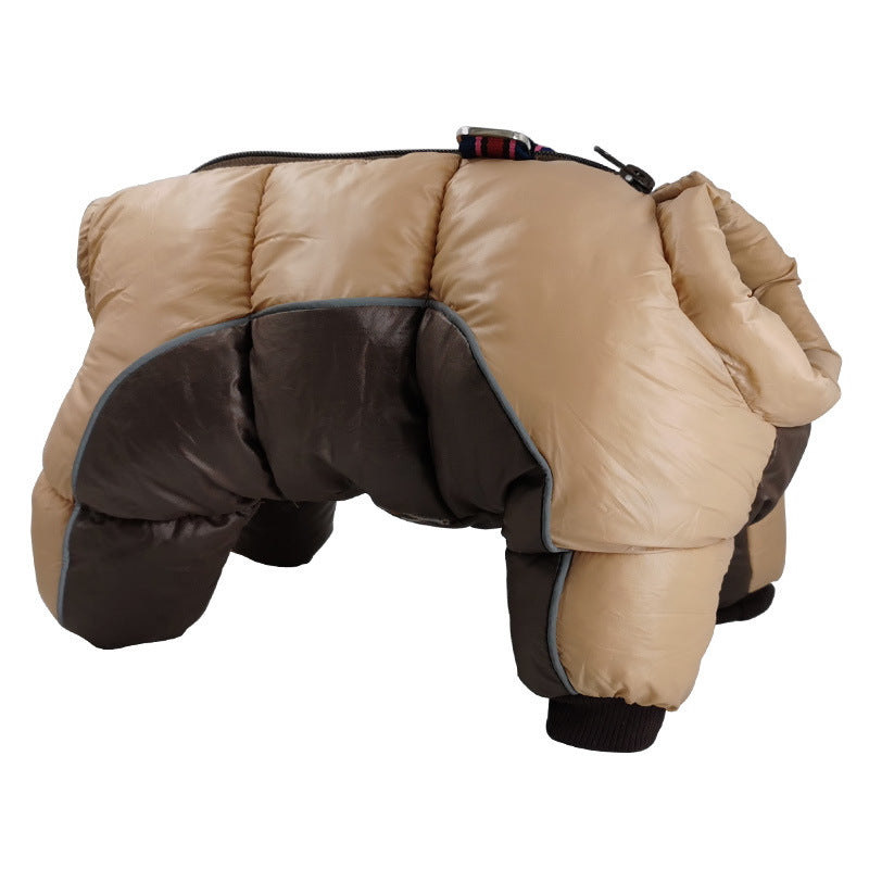 Dog camouflage cotton coat