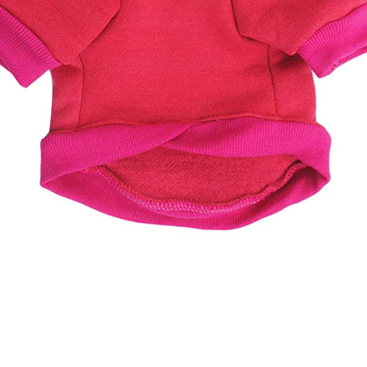 Pet fleece hooded small dog pet compassionate
