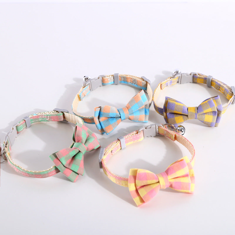 British Double Layer Detachable Bow Collar Adjustable Bell Bow Tie