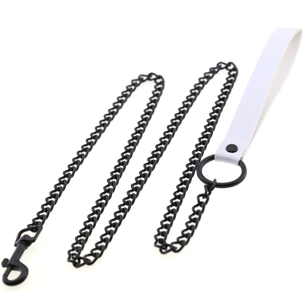Dark Goth Wind Leather Hand Holding Rope