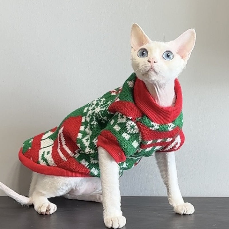 Christmas Snowflake Elk Pet Clothes