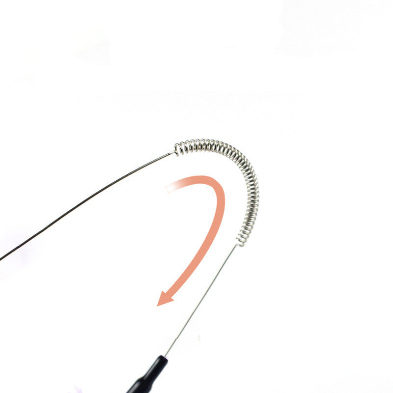 Spring Steel Wire Feather Funny Cat Stick Toy