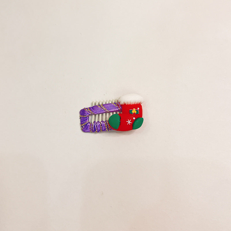 Christmas Cartoon Pet Headdress Cat Dog Barrettes