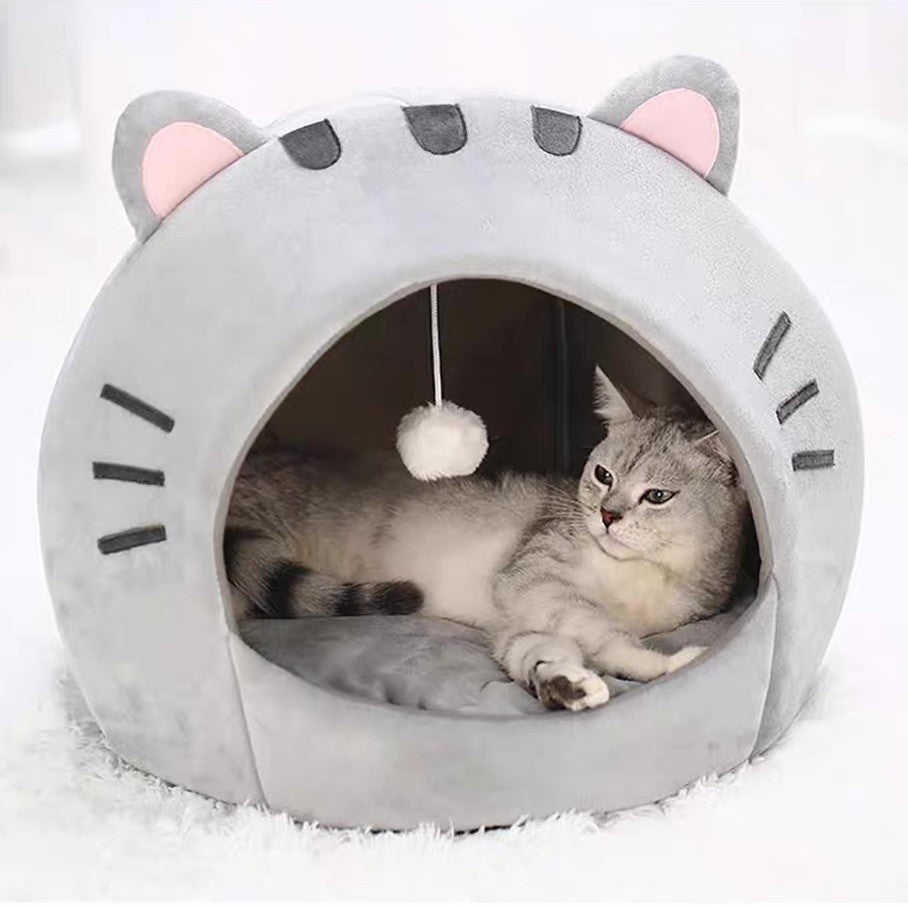 Polyester Cat Nest Winter Warm Closed Shelter