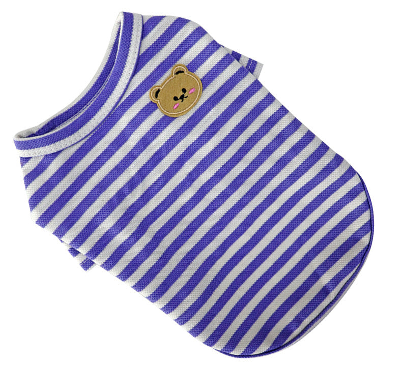 Summer Pet Dog Clothes Breathable T-shirt