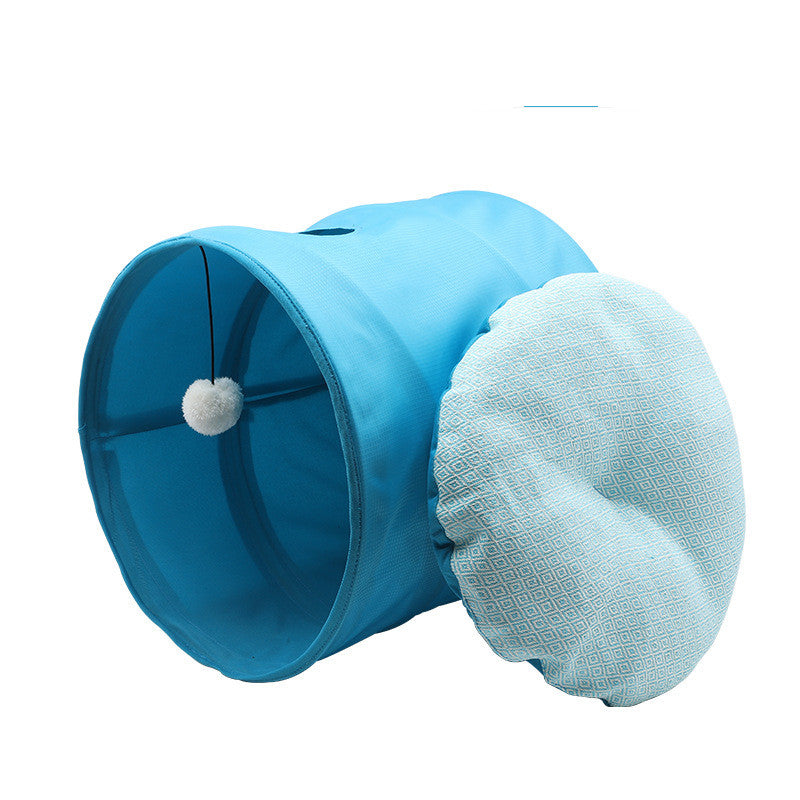 Oxford Cloth Cylinder Kennel For Cats And Dogs