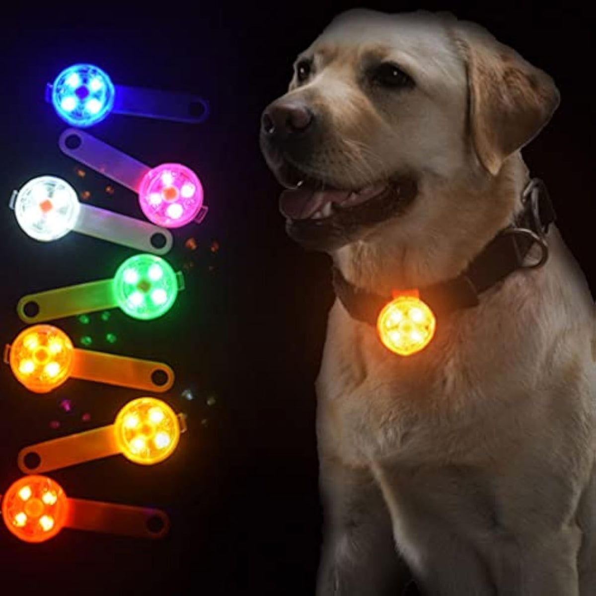 Pet Glow Pendant Light Pendant Pet Hanging Adorn Dog Safety Pendant Outdoor Dog Luminous Pendant Dog Leash Lights For Night Walking Luminous Dog