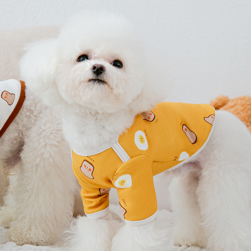 Cartoon Thin Bottoming Shirt Dog Home Clothes