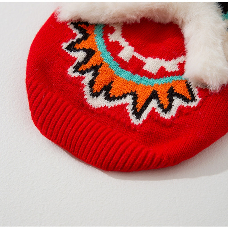 Cats' Autumn And Winter Warmth, Hairless Cats, New Year Lion Dance, Festive Two-legged Sweaters, Knitted Sweaters, Dog And Pet Cat Clothes
