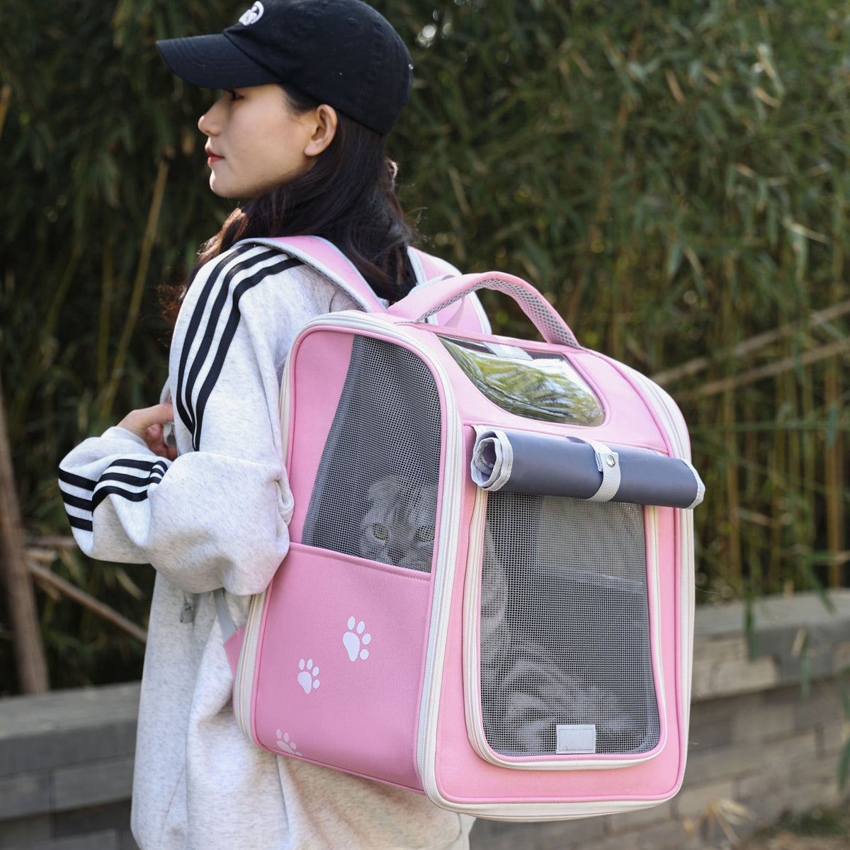 Large Capacity Pet Bag Breathable Oxford Cloth