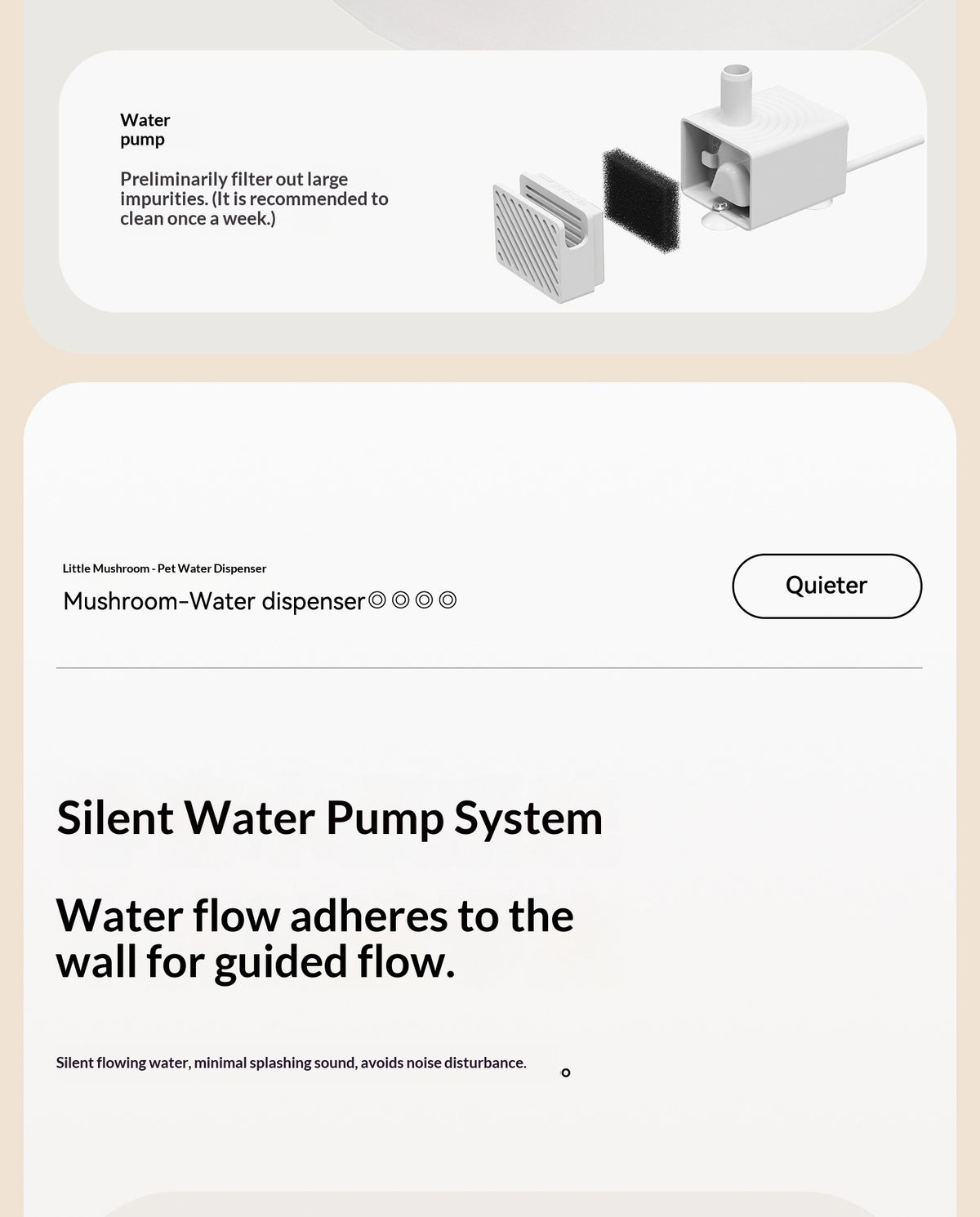 Circulating Pet Water Fountain